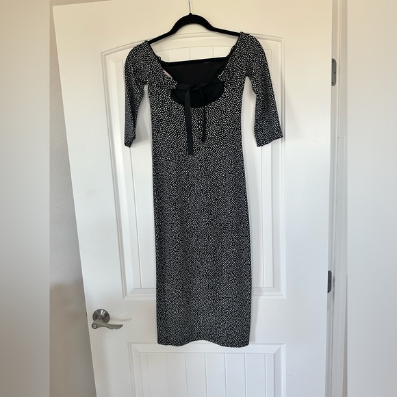Zara midi dress polka dot  ,Size S - Picture 2 of 4